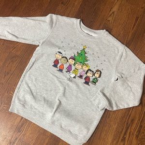 EUC Peanuts Gang Holiday Sweatshirt